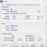 CPU-Z moederbord