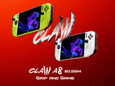 MSI biedt de Claw A8 bij de lancering aan in twee kleuren. (Afbeeldingsbron: MSI)