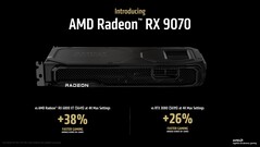 AMD Radeon RX 9070. (Afbeelding Bron: AMD)