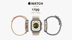 Garmin beweert indirect dat zijn Enduro 2 smartwatch een superieure batterijduur heeft in vergelijking met de Apple Watch Ultra (Afbeelding: Apple)