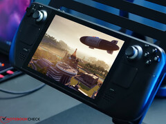 De Empires and Engines spelbundel verloopt op 06 november 2025. Afgebeeld: Steam Deck met Tropico 6. (Afbeelding bron: Notebookcheck en Steam - bewerkt)