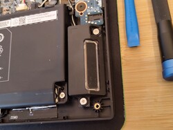 De luidsprekers van de XMG Pro 15