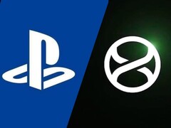 De logo’s van PlayStation en Xbox Project Helix naast elkaar