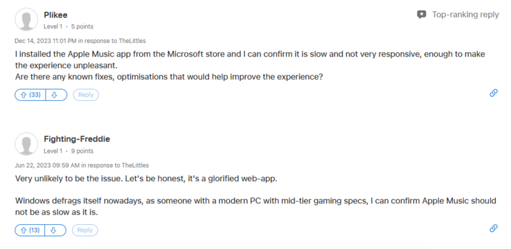 (Afbeeldingsbron: Apple Support Community)