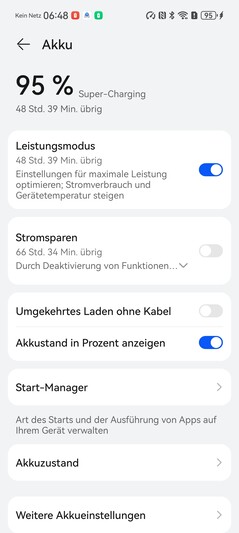 Huawei Pura 80 Ultra: Batterij
