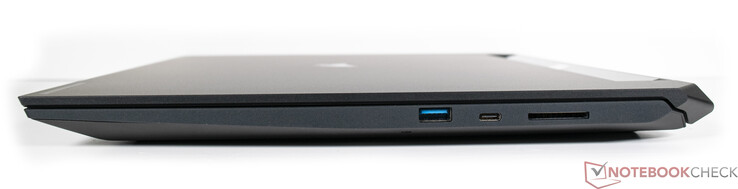 Rechts: USB Type-A, Thunderbolt USB4, SD-kaartlezer (UHS-III)
