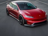 De Tesla Model 3 Performance met aftermarket Aero Kit. (Afbeelding bron: Unplugged Performance/X)