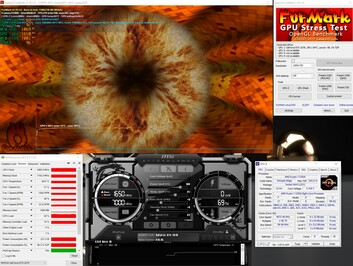 Stress-test Furmark (PT 100 procent)