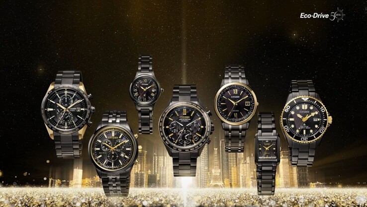 De Citizen Light in Black collectie horloges