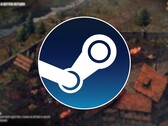 Een afbeelding met het Steam-logo en de game Thronebreaker: The Witcher Tales, nu met 80% korting.