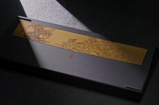 Keychron zwart Myth Wukong draadloos mechanisch toetsenbord decoratieve plaat. (Afbeeldingsbron: Keychron)