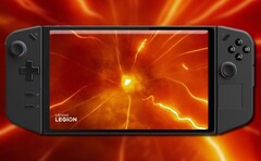 De Lenovo Legion Go gaming handheld is uitgelekt met afbeeldingen waarop te zien is dat het apparaat afneembare controllers heeft. (Afbeelding bron: windowsreport/Unsplash - bewerkt)