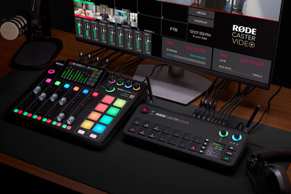 Rodecaster in de studio