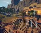 Een afbeelding van een gebouw in Survival: Fountain of Youth, momenteel te koop op Steam.