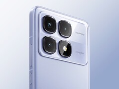 De Redmi K70 Ultra lijkt een 50 MP drievoudige camera te hebben in de rechthoekige cameramodule. (Afbeeldingsbron: Xiaomi)