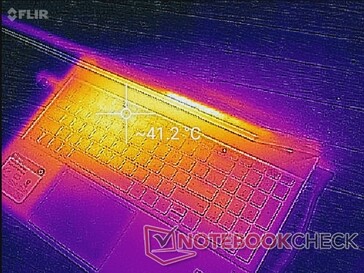 Geen uitlaat via de randen of achterkant van het chassis. In plaats daarvan ontsnapt de warmte naar boven in de richting van de voorkant van het scherm