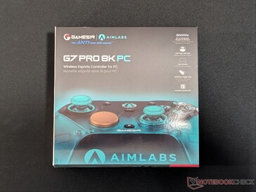 Verpakking van de GameSir G7 Pro Aimlabs Edition-controller.