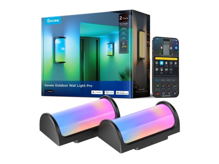 De Govee Buiten Wandlamp Pro