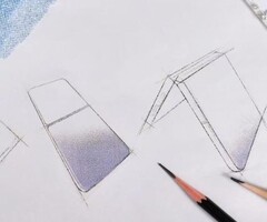 Schetsen van de Magic V Flip2. (Afbeelding bron: Jimmy Choo op Instagram)