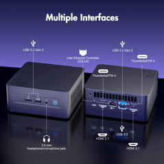 Een groot aantal interfaces voor ongehinderde connectiviteit