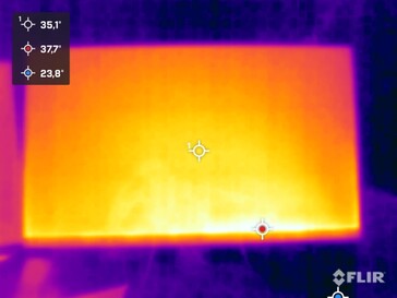 Warmteontwikkeling XG27UCS voorzijde