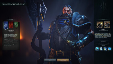 Een afbeelding waarop een held uit Age of Darkness: Final Stand te zien is.