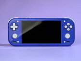 De RG 55G1 heeft een ontwerp dat lijkt op dat van de Switch Lite. Afgebeeld: de draagbare gameconsole in de kleur Indigo.
