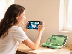 De Belkin Charging Case Pro laadt de Nintendo Switch 2 op terwijl deze wordt vervoerd. (Afbeeldingsbron: Belkin)