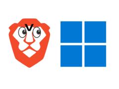 Brave blokkeert standaard een belangrijke Windows 11-functie. (Afbeeldingsbron: Brave-logo en Windows 11-logo, w/bewerkingen)