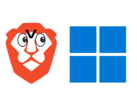 Brave blokkeert standaard een belangrijke Windows 11-functie. (Afbeeldingsbron: Brave-logo en Windows 11-logo, w/bewerkingen)