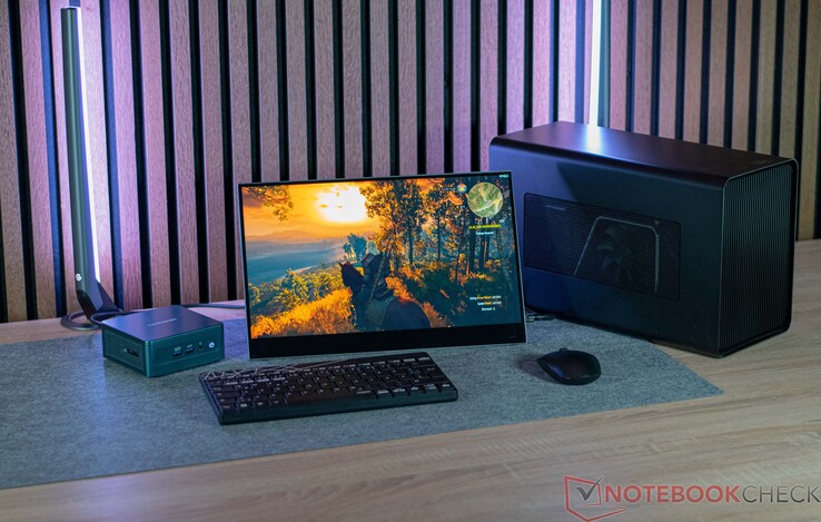 Geekom Mini IT12 met Razer Core X en Nvidia GeForce RTX 3060 Ti