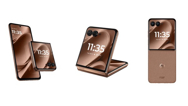 De Motorola Razr 50 Ultra Pantone Kleur van het Jaar 2025 editie. (Afbeeldingsbron: Motorola)