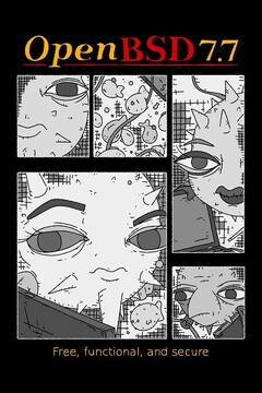OpenBSD 7.7 nu beschikbaar met meerdere verbeteringen (Afbeelding bron: OpenBSD)