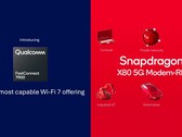 Qualcomm presenteerde het FastConnect 7900 Wi-Fi 7 systeem en de Snapdragon X80 5G-modem met satellietverbinding op MWC 2024.