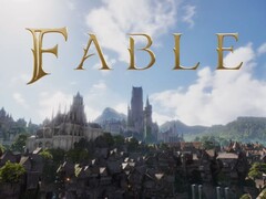 Het Fable-logo met de wereld van Albion op de achtergrond