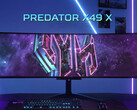 De Predator X49 X lijkt hetzelfde Gen 2 QD-OLED paneel te delen als de recente RedMagic en Philips Evnia versies. (Afbeeldingsbron: Acer)