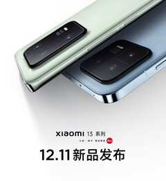 De Xiaomi 13-serie debuteert op 11 december. (Bron: Xiaomi)