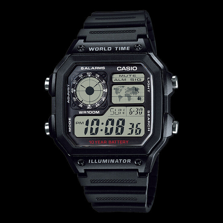 De Casio AE-1200WH-1AV...
