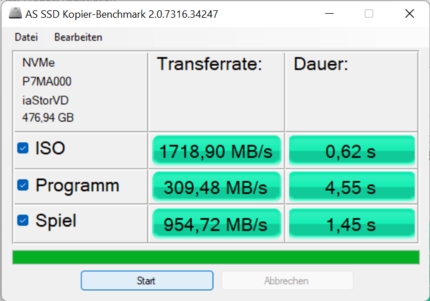 Kopieer benchmark