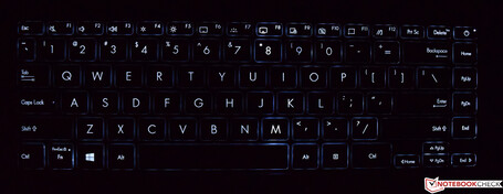 Toetsenbord van de Asus ZenBook 13 UM325S (verlicht)