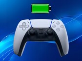 Nieuwe DualSense PS5-controller getoond met batterijpictogram (Afbeelding bron: Sony PlayStation met bewerkingen)