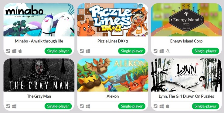 Alle games in de Indie Corp bundel. (Afbeelding Bron: IndieGala)