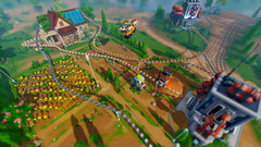 Autonomica spel screenshot landbouw, drone, velden