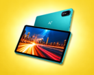 De Ai+ LapTab wordt getoond in zijn tabletvorm, met een camera aan de achterzijde en een groot scherm