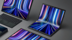 Een opvouwbare laptop. (Afbeeldingsbron: Asus)