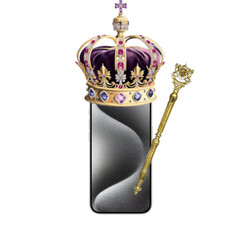 De iPhone is de nieuwe koning. (Afbeelding via Apple en Wikipedia, w/bewerkingen)