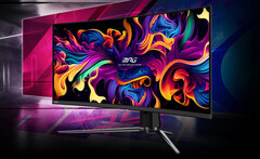 De MPG 341CQPX is niet uitgerust met een Gen 2.5 QD-OLED paneel, zoals informatie van voor de release suggereerde. (Afbeeldingsbron: MSI)