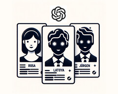 Discriminatie bij functiewaardering en selectie door OpenAI's GPT-3 en GPT-4 (symbolische afbeelding: DALL-E / AI, bewerkt)