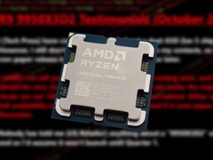 De huidige AMD X3D-processoren, zoals de Ryzen 7 9800X3D en de Ryzen 9 9950X3D, vertrouwen op één 3D V-Cache-blok van 64 MB. (Afbeelding bron: Notebookcheck, Moore's Law Is Dead op YouTube, bewerkt)