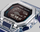 De nieuwe Casio GBX-100S horloges ruilen de kast van massief hars in voor een doorzichtige skeletkast en combineren deze met een geborstelde roestvrijstalen lunette. (Afbeelding bron: Casioblog)